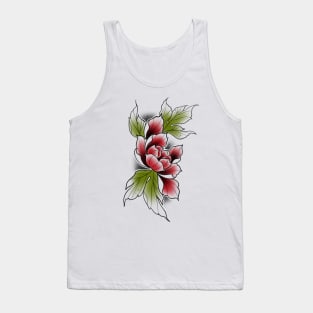 Pion flower Tank Top